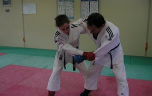 Jujitsu Fighting saisie pour projection