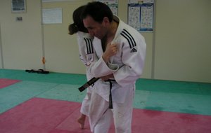 Judo projection arrière