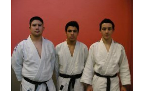 Yann Perron et Aurélien Nozahic ceintures noires